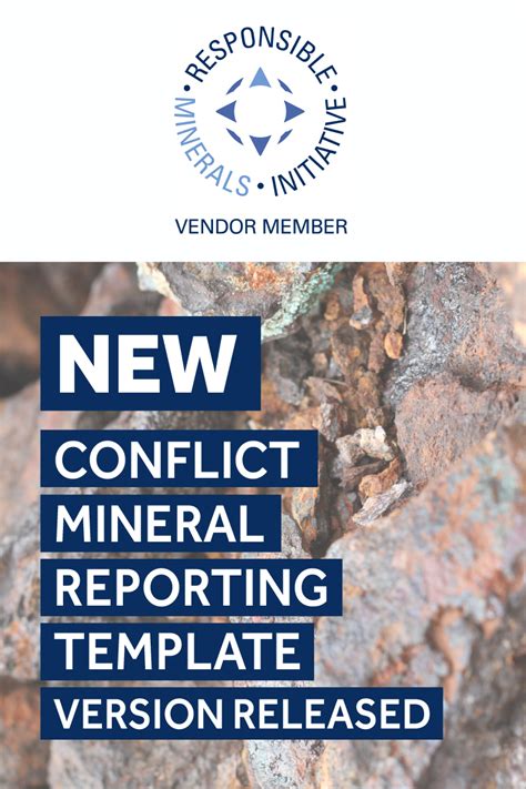 conflict minerals reporting template version 6.22